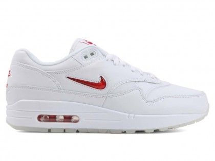 air max 1 jewel blanche rouge